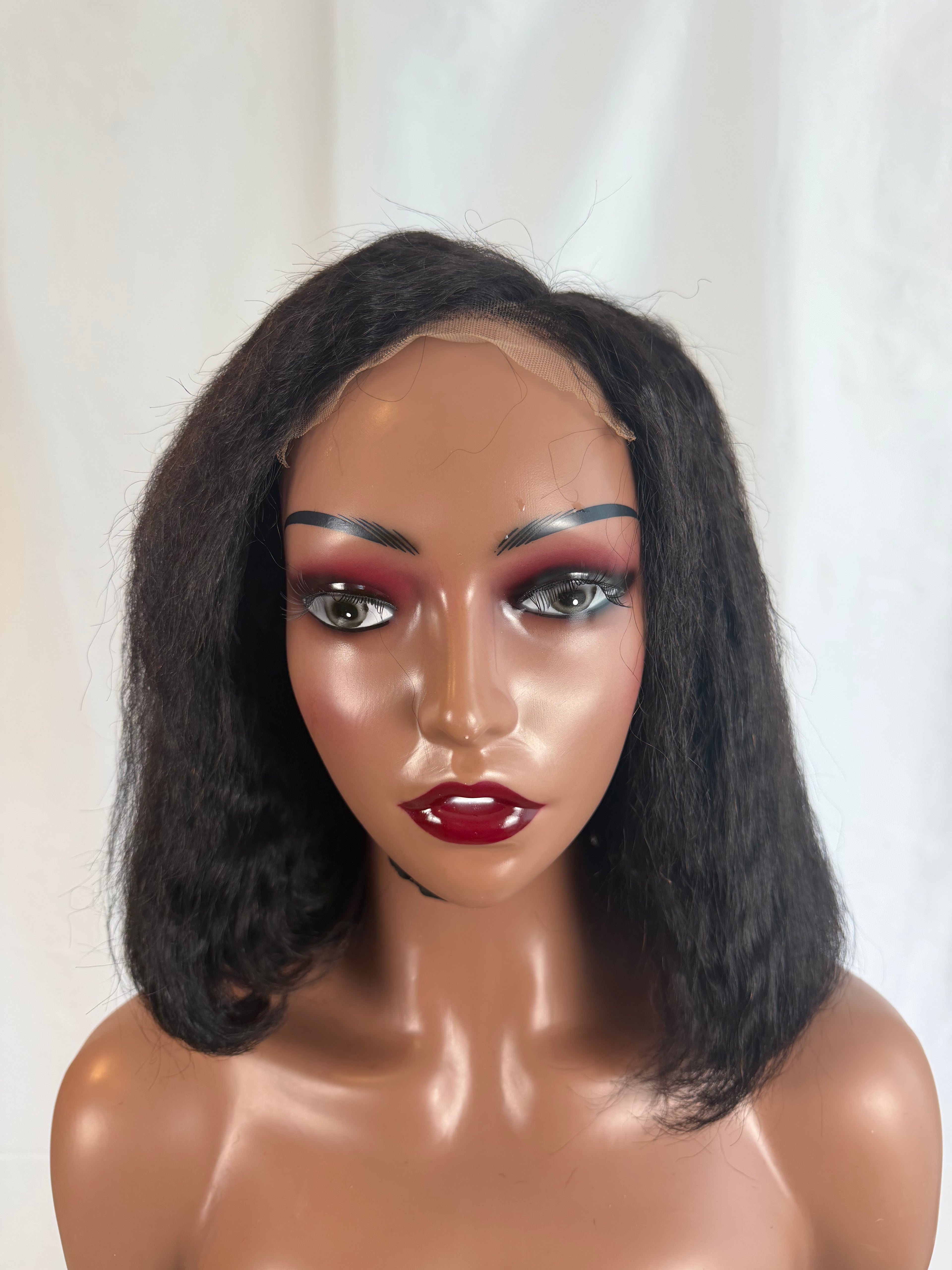 Kinky Straight Bob Wig (5*5 Closure)