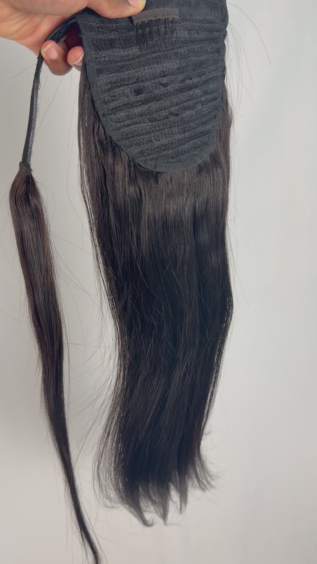 Straight Wrap Ponytail