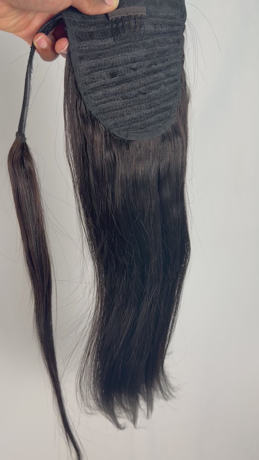 Straight Wrap Ponytail