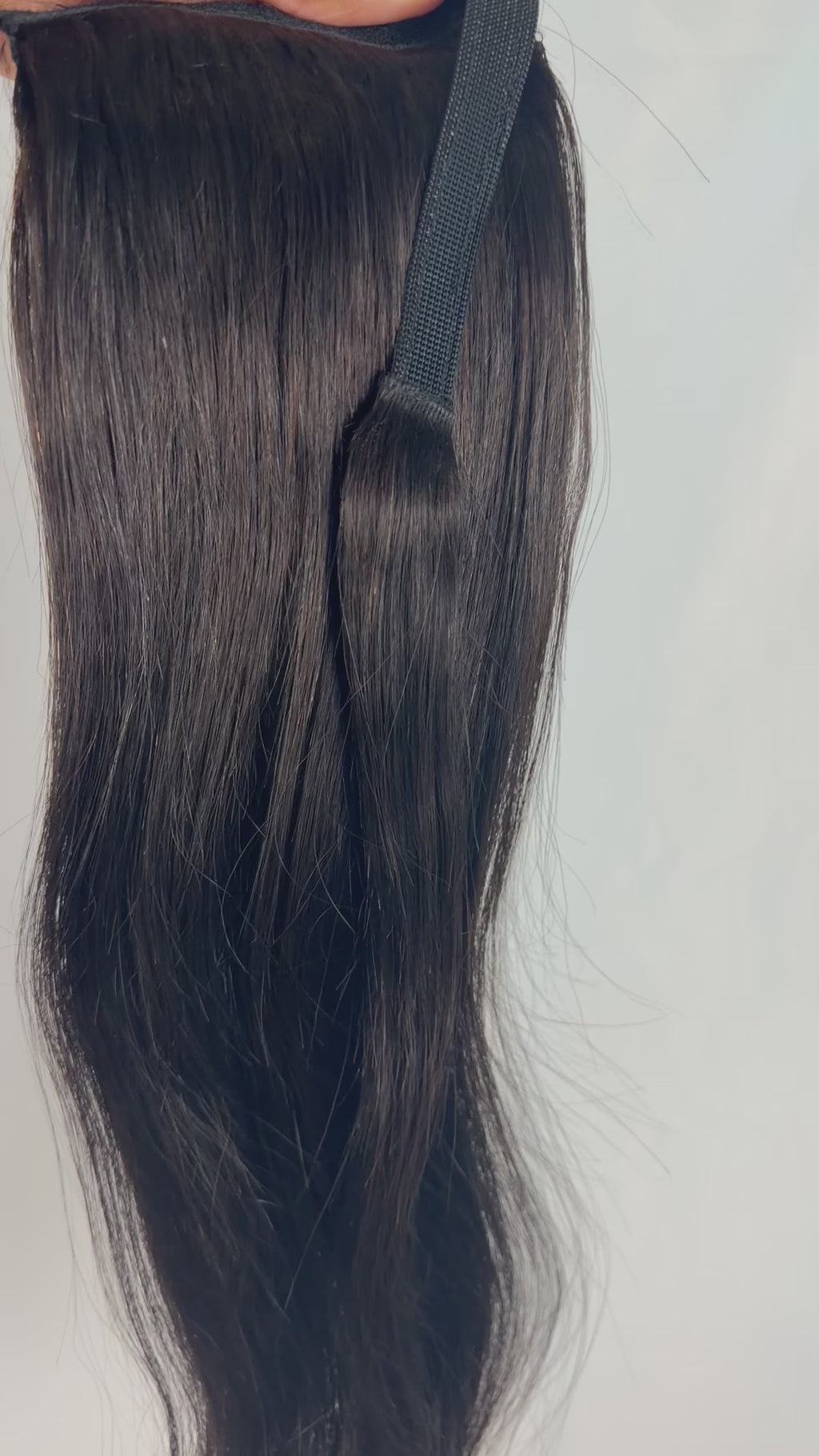 Straight Wrap Ponytail